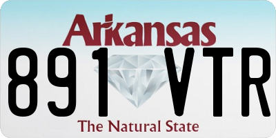 AR license plate 891VTR