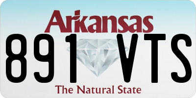 AR license plate 891VTS