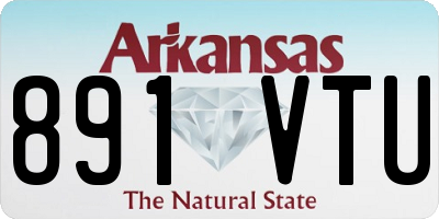 AR license plate 891VTU