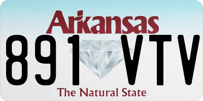 AR license plate 891VTV