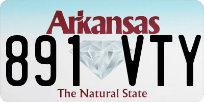 AR license plate 891VTY