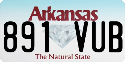AR license plate 891VUB