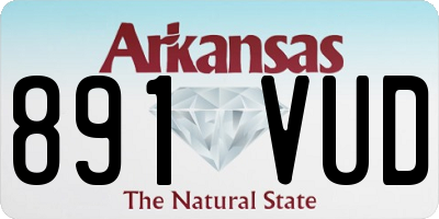 AR license plate 891VUD