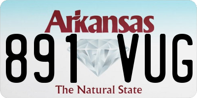 AR license plate 891VUG