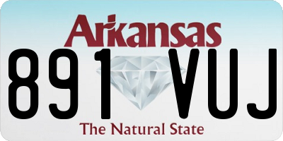 AR license plate 891VUJ