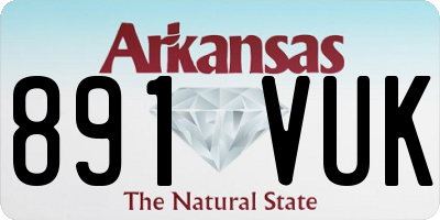 AR license plate 891VUK