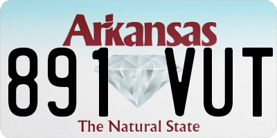 AR license plate 891VUT