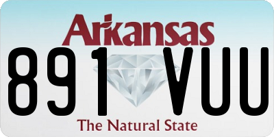 AR license plate 891VUU