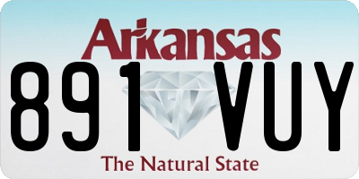 AR license plate 891VUY