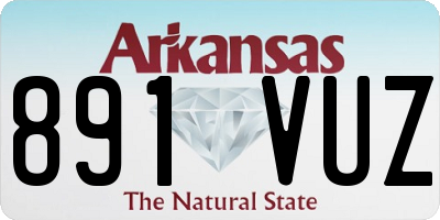 AR license plate 891VUZ