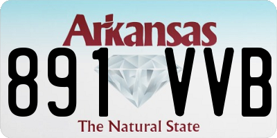 AR license plate 891VVB