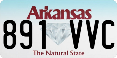 AR license plate 891VVC