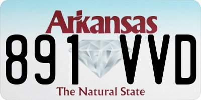 AR license plate 891VVD