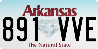 AR license plate 891VVE