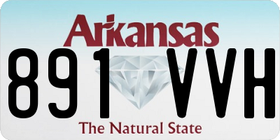 AR license plate 891VVH