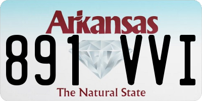AR license plate 891VVI