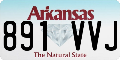 AR license plate 891VVJ