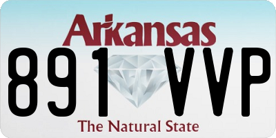 AR license plate 891VVP