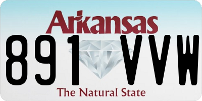 AR license plate 891VVW