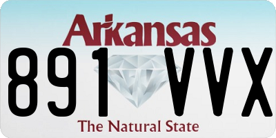 AR license plate 891VVX