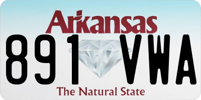 AR license plate 891VWA