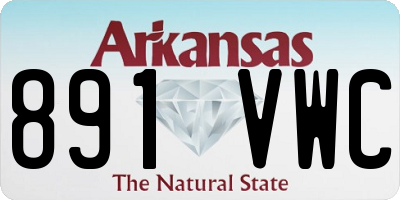 AR license plate 891VWC
