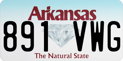 AR license plate 891VWG