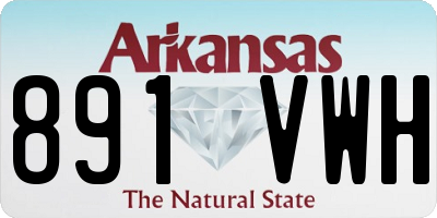 AR license plate 891VWH