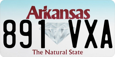 AR license plate 891VXA