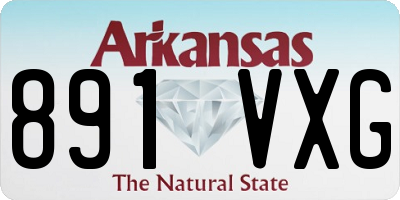 AR license plate 891VXG