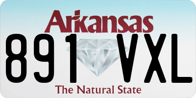 AR license plate 891VXL