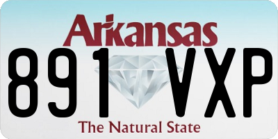 AR license plate 891VXP