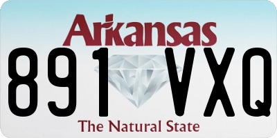 AR license plate 891VXQ