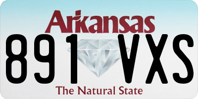 AR license plate 891VXS
