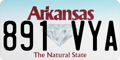 AR license plate 891VYA