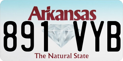 AR license plate 891VYB