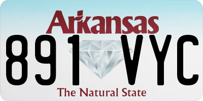 AR license plate 891VYC