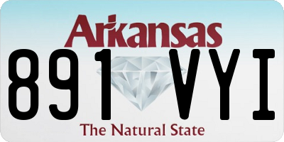 AR license plate 891VYI