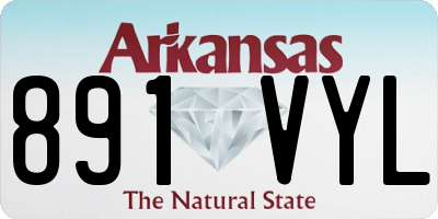 AR license plate 891VYL