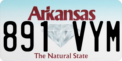 AR license plate 891VYM