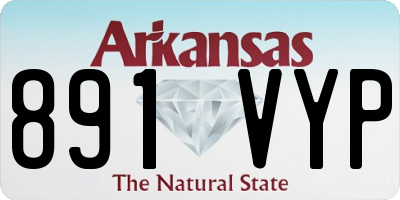 AR license plate 891VYP