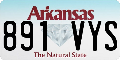 AR license plate 891VYS