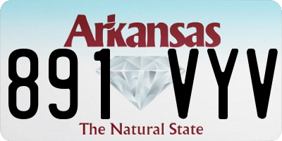 AR license plate 891VYV