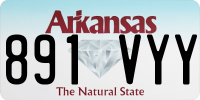 AR license plate 891VYY
