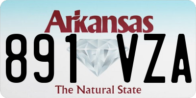 AR license plate 891VZA