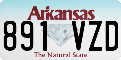 AR license plate 891VZD