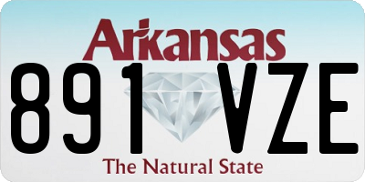 AR license plate 891VZE