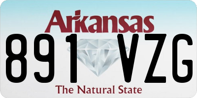 AR license plate 891VZG