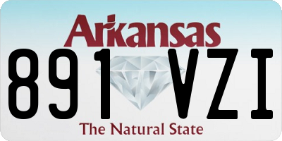 AR license plate 891VZI