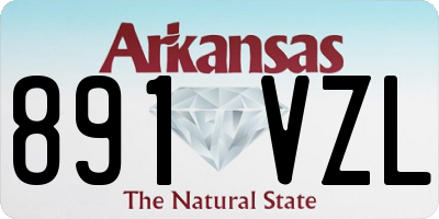 AR license plate 891VZL
